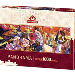 Art Puzzle The Colors of Jazz Panorama Jigsaw Puzzle (1000 Pieces)