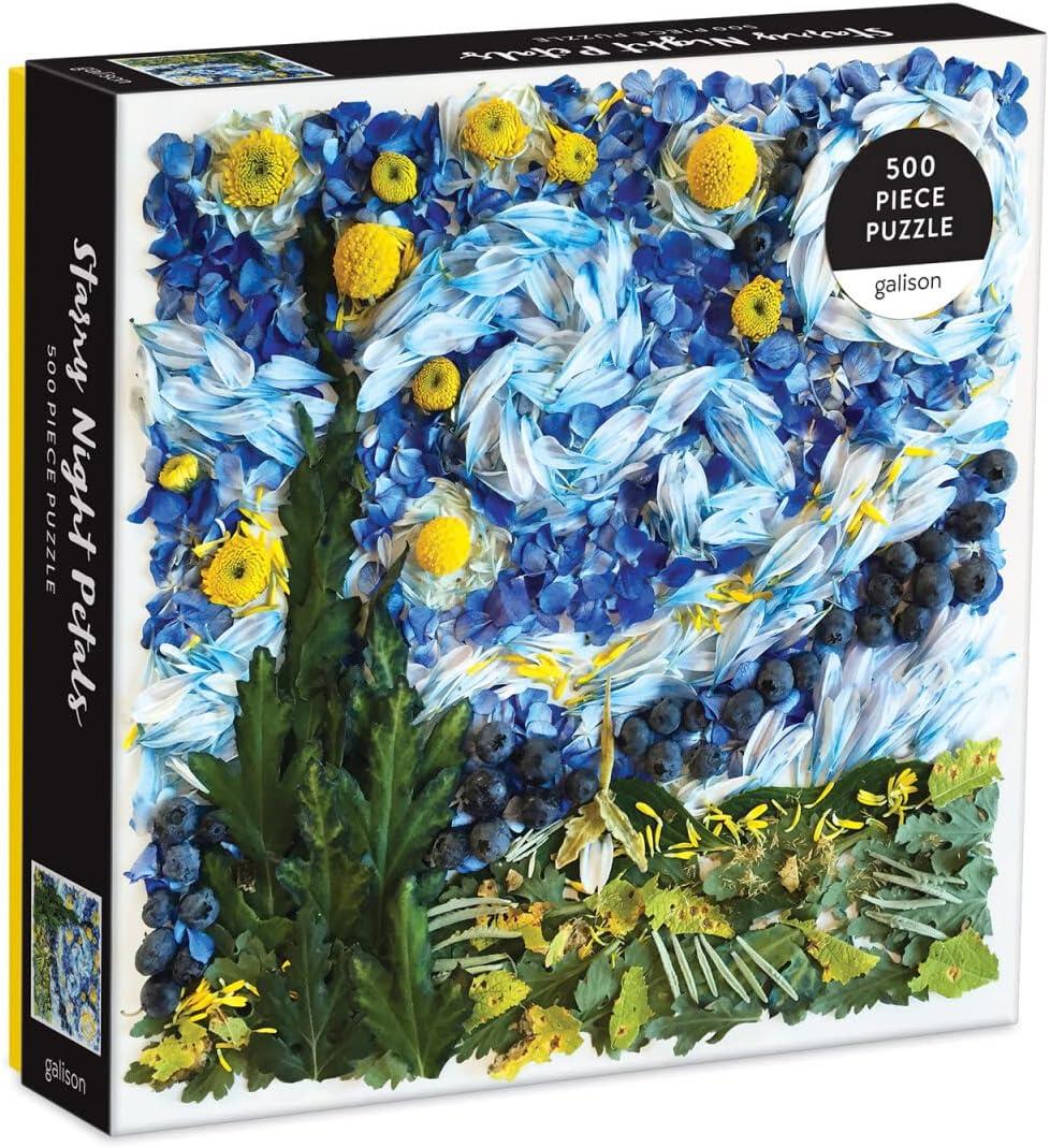 Galison Starry Night Petals Jigsaw Puzzle (500 Pieces)