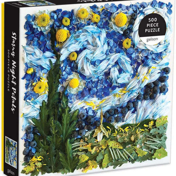 Galison Starry Night Petals Jigsaw Puzzle (500 Pieces)