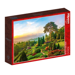 Alipson Jardin Sur La Colline - Garden on the Hill Jigsaw Puzzle (1000 Pieces)