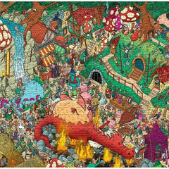 Heye Puzzles Triangular Fantasyland, Lectrr Jigsaw Puzzle (1000 Pieces)