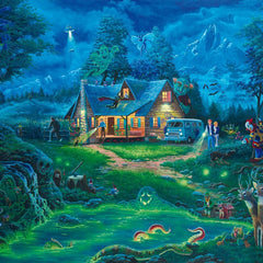 Schmidt Zac Kinkade The Haunted House Jigsaw Puzzle (1000 Pieces)