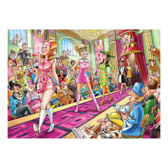 Wasgij Destiny 32 Passion for Fashion! Jigsaw Puzzle (1000 Pieces) SEPTEMBER