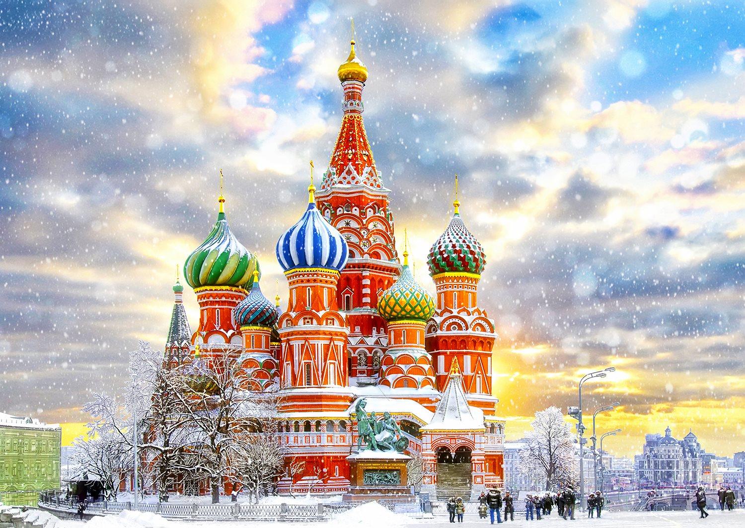 Enjoy Saint Basil's Cathedral, Moscow Jigsaw Puzzle (1000 Pieces)