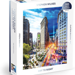 Galison Day To Night Flatiron Building, NYC Jigsaw Puzzle (1000 Pieces)