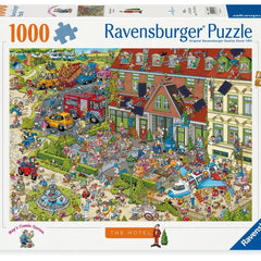 Ravensburger Ray's Comic Series The Hotel Jigsaw Puzzle (1000 Pieces) DAMAGED BOX