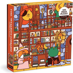 Galison The Wizard's Library Jigsaw Puzzle (500 Pieces)