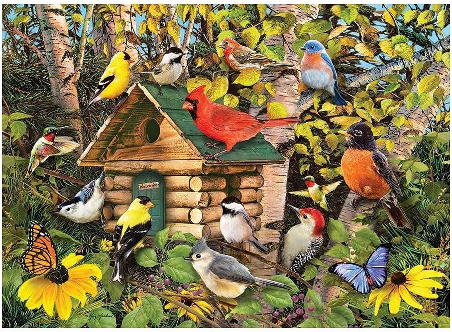 Cobble Hill Bird Cabin Jigsaw Puzzle (1000 Pieces)