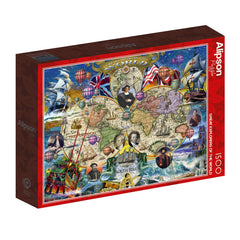 Alipson Great Explorers Of The World Jigsaw Puzzle (1500 Pieces)