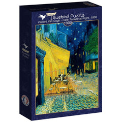 Bluebird Art Vincent Van Gogh - Café Terrace at Night, 1888 Jigsaw Puzzle (1000 Pieces)