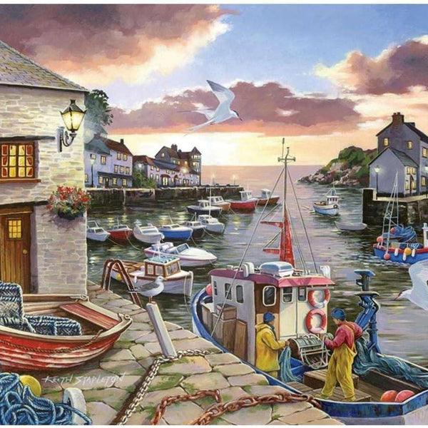 House of Puzzles Harbour Lights Jigsaw Puzzle (250 XL Pieces)