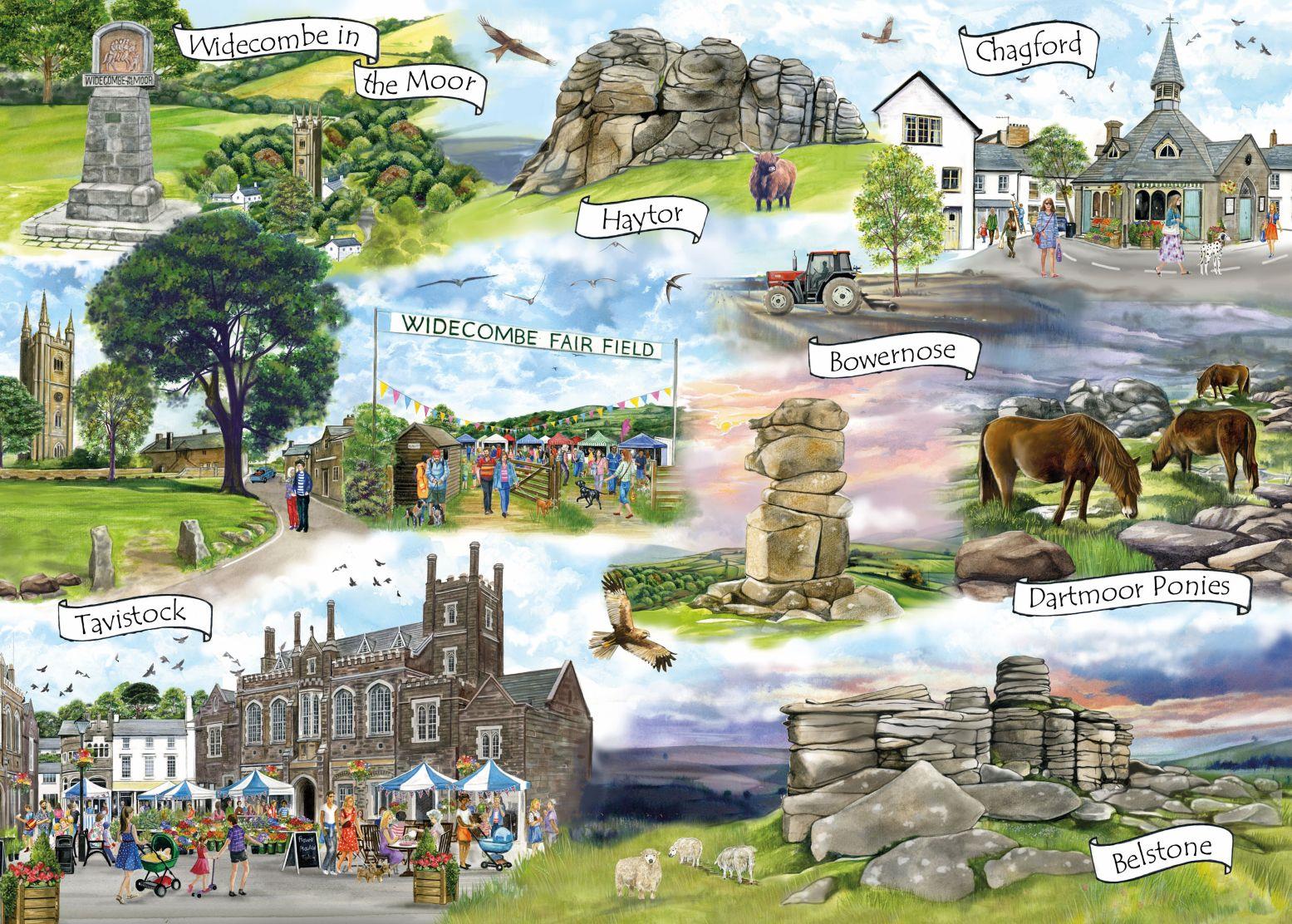 Otter House Dartmoor Jigsaw Puzzle (1000 Pieces)