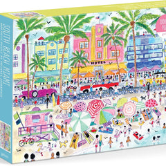 Galison South Beach Miami, Michael Storrings Jigsaw Puzzle (1000 Pieces)