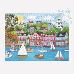 Galison Harbor by the Sea, Joy Laforme Jigsaw Puzzle (1000 Pieces)
