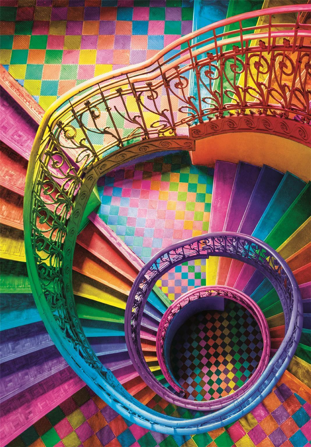 Clementoni Colorboom Stairs Jigsaw Puzzle (500 Pieces)