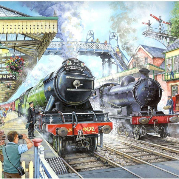 House of Puzzles Train Now Standing Jigsaw Puzzle (1000 Pieces)