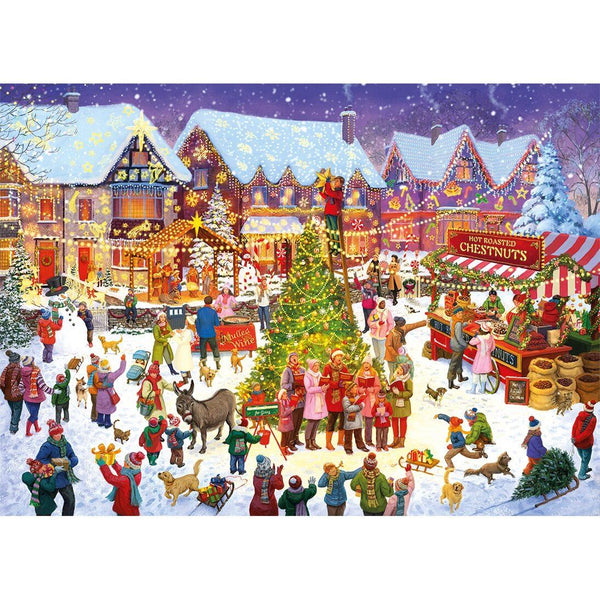Gibsons The Season for Giving Jigsaw Puzzle (1000 Pieces) DAMAGED BOX