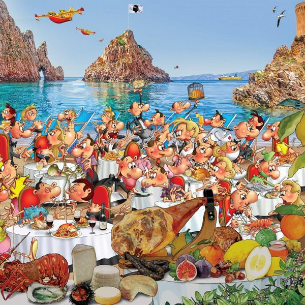 Bluebird Corsica, Francois Ruyer Jigsaw Puzzle (1000 Pieces)