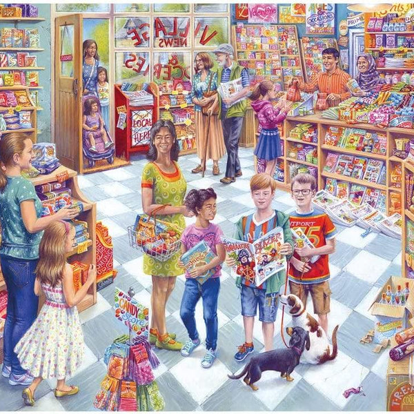 Gibsons Village News Jigsaw Puzzle (1000 Pieces)