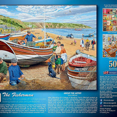 Ravensburger Happy Days at Work, The Fisherman Jigsaw Puzzle (500 Pieces)