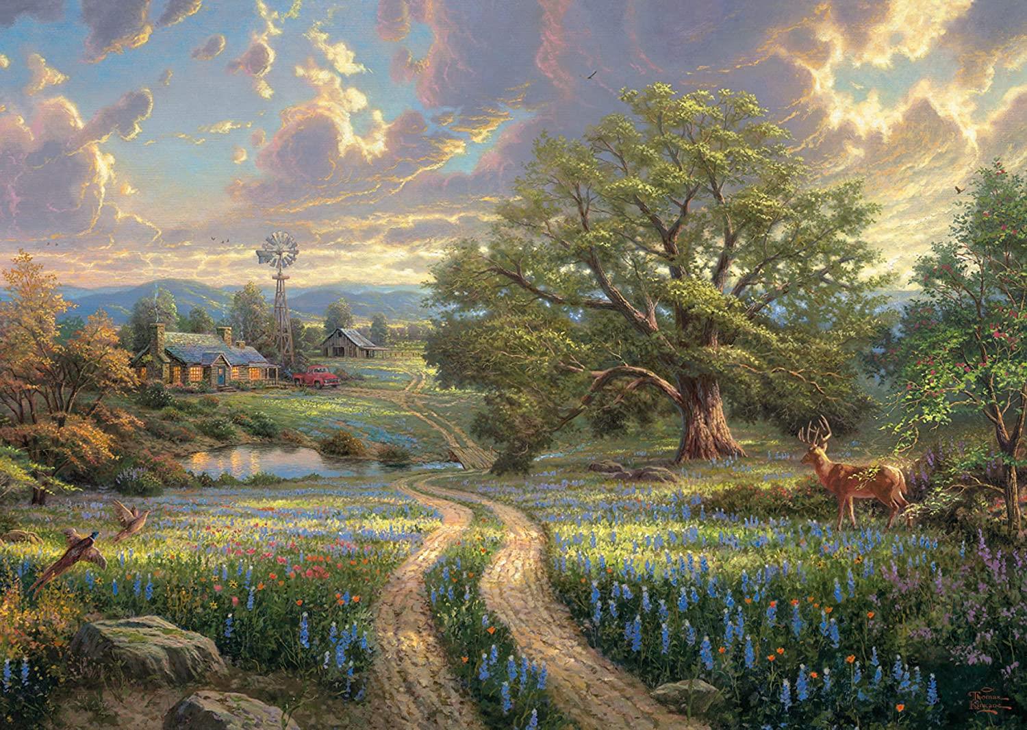 Schmidt Kinkade Country Living Jigsaw Puzzle Jigsaw Puzzle (1000 Pieces)