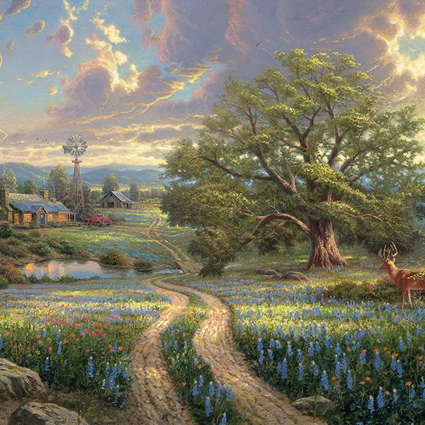 Schmidt Kinkade Country Living Jigsaw Puzzle Jigsaw Puzzle (1000 Pieces)