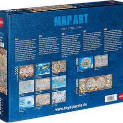 Heye Pirate World Map Art Jigsaw Puzzle (2000 Pieces)