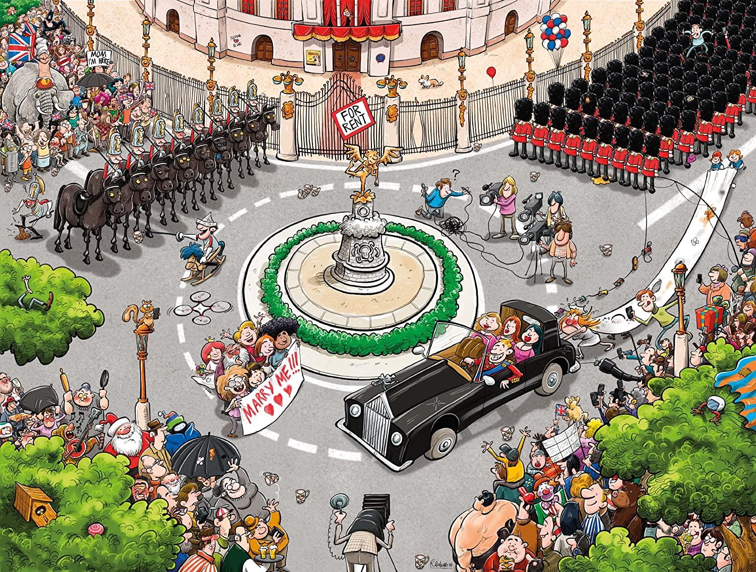 Chaos at the Royal Wedding - Chaos no. 15 Jigsaw Puzzle (500 Pieces)