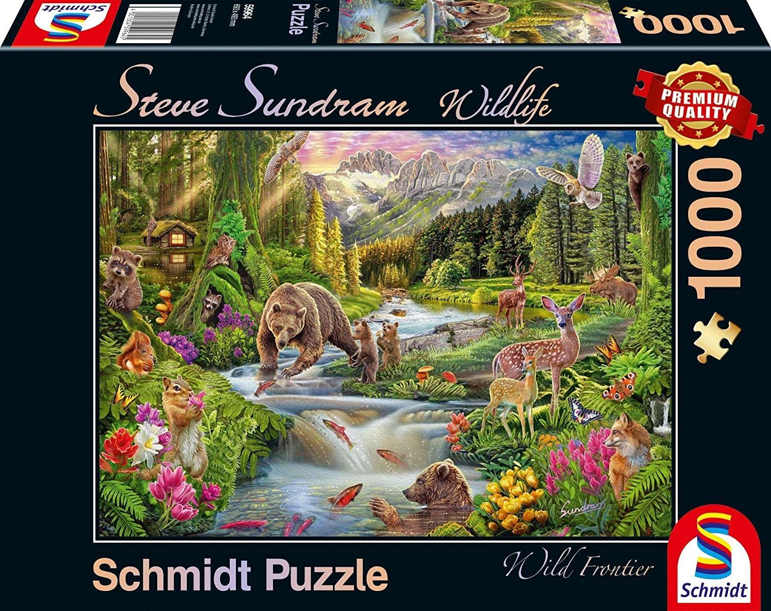 Schmidt Steve Sundram Wild Frontier Jigsaw Puzzle (1000 Pieces)