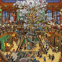 Heye Triangular Library, Oesterle Jigsaw Puzzle(1500 Pieces)