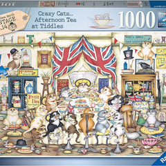 Ravensburger Crazy Cats Afternoon at Tiddles Jigsaw Puzzle (1000 Pieces)