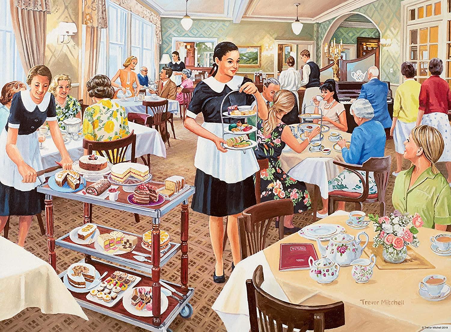 Ravensburger Happy Days at Work, The Waitress Jigsaw Puzzle (500 Pieces)