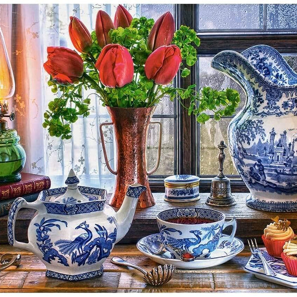 Castorland Still Life with Tulips Jigsaw Puzzle (1500 Pieces)