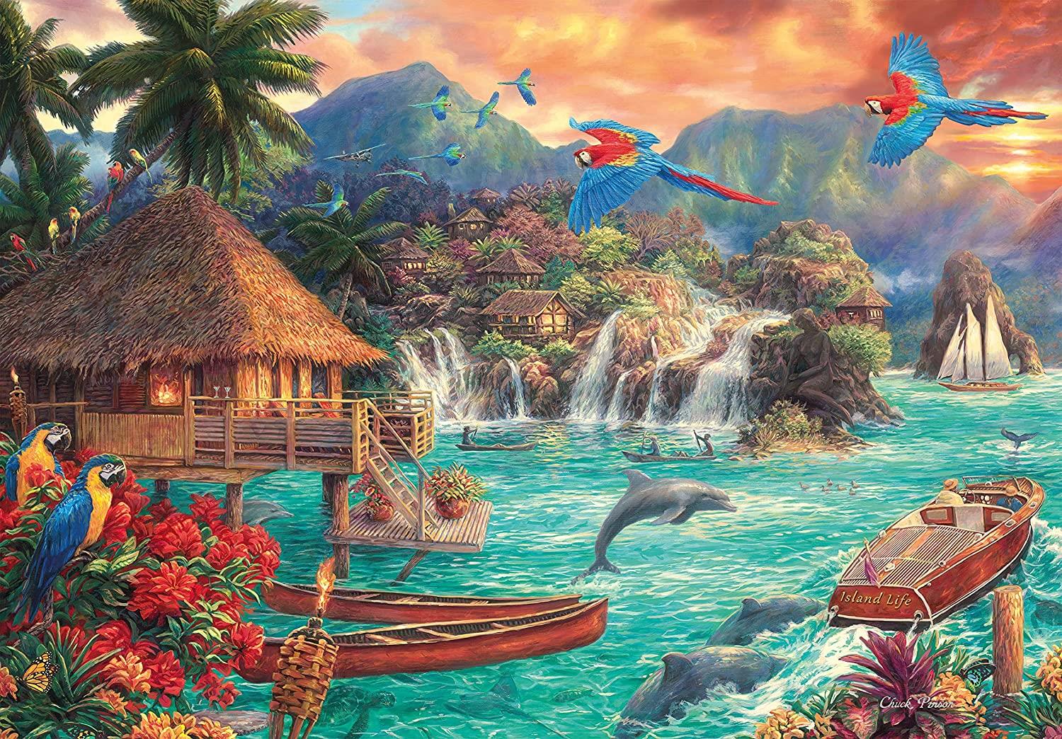 Clementoni Island Life High Quality Jigsaw Puzzle (2000 Pieces)