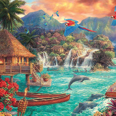 Clementoni Island Life High Quality Jigsaw Puzzle (2000 Pieces)