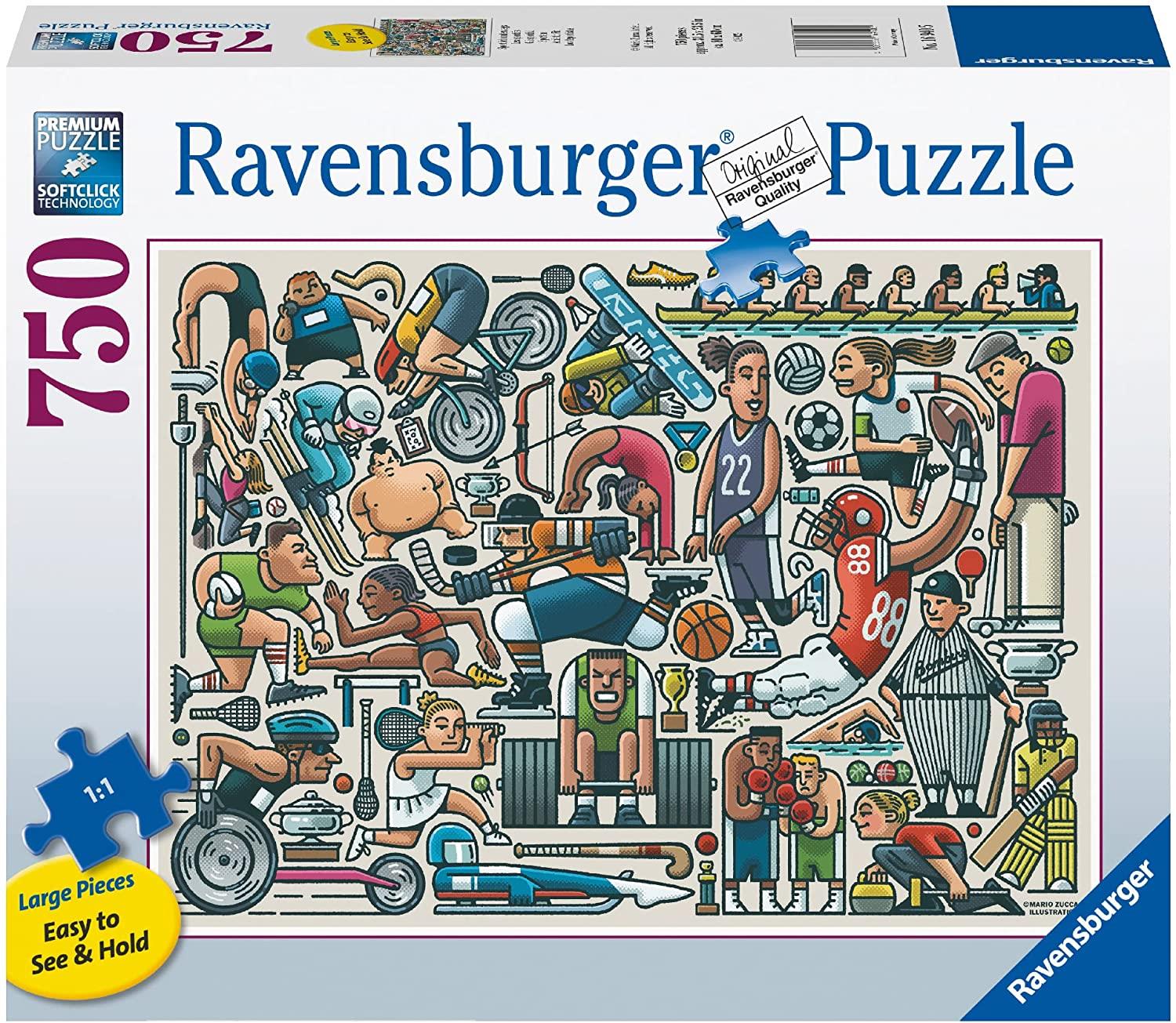 Ravensburger Athletic Fit Jigsaw Puzzle (750 XL Extra Large Pieces)