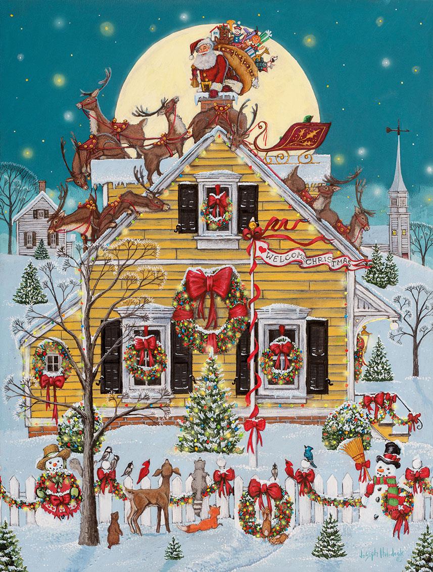 A Visit From St Nick Jigsaw Puzzle (1000 Pieces)