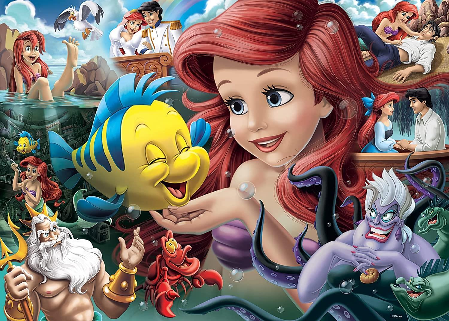Ravensburger Disney Princess Heroines No.3 - The Little Mermaid Jigsaw Puzzle (1000 Pieces)