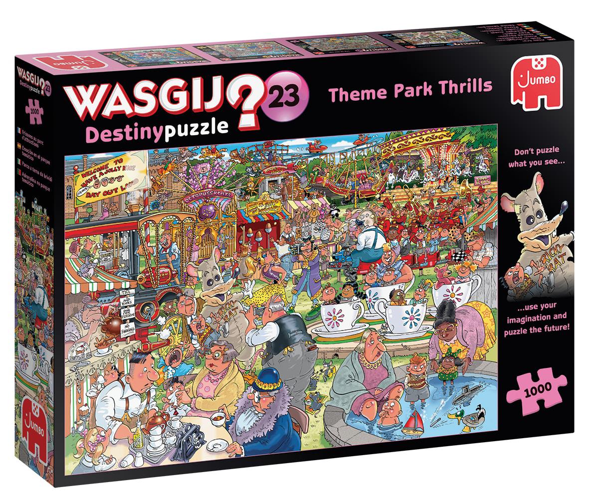 Wasgij Destiny 23 Theme Park Thrills Jigsaw Puzzle (1000 Pieces)