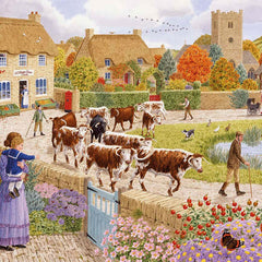 Autumn Village - Sarah Adams Jigsaw Puzzle (1000 Pieces)