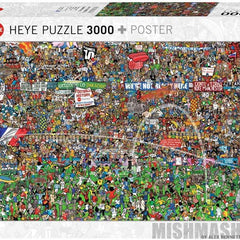 Heye Football History Jigsaw Puzzle (3000 Pieces)