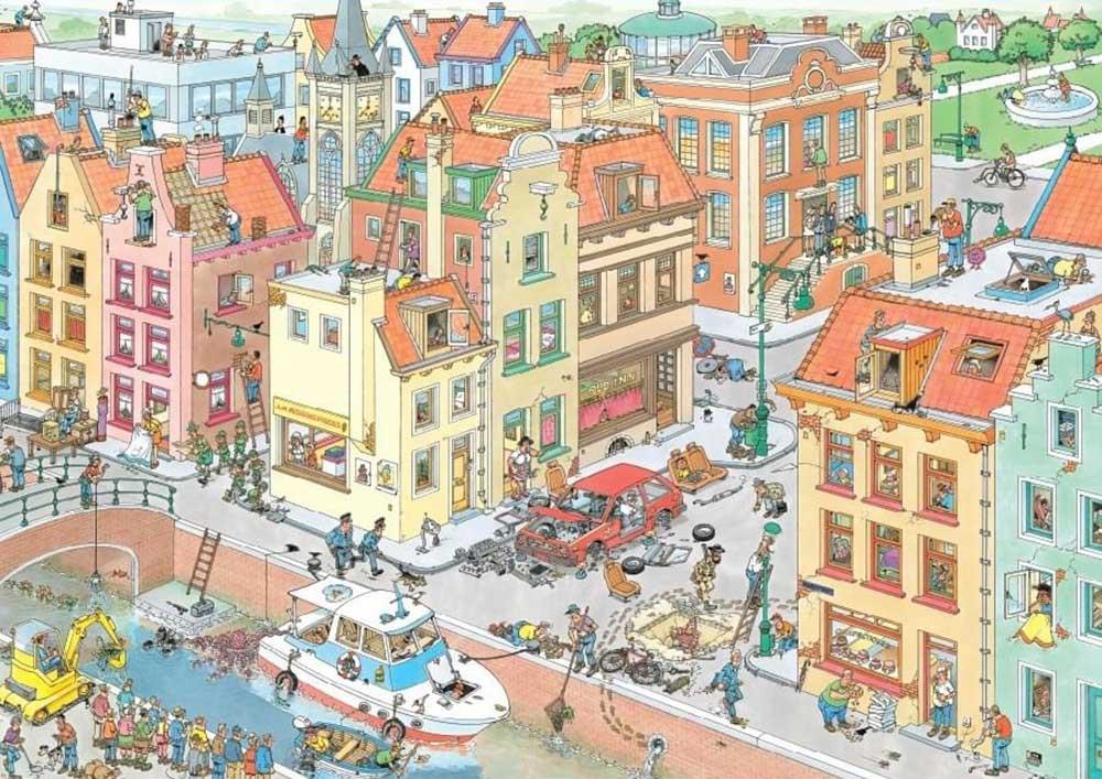 Jan Van Haasteren The Missing Piece Jigsaw Puzzle (1000 Pieces)