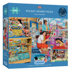 Gibsons Pocket Money Picks Jigsaw Puzzle (1000 Pieces)
