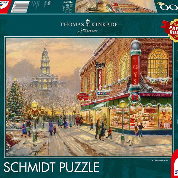 Schmidt Kinkade A Christmas Wish Jigsaw Puzzle (1000 Pieces)