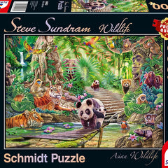 Schmidt Steve Sundram Asian Wildlife Jigsaw Puzzle (1000 Pieces)