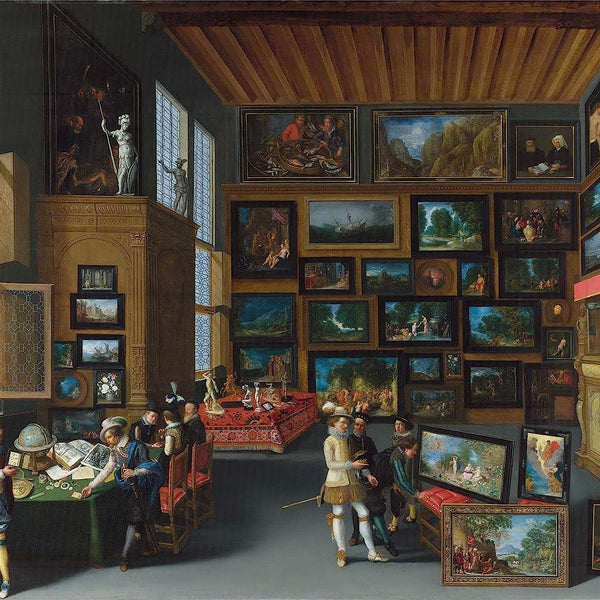 Cognoscenti in a Room hung with Pictures - National Gallery Jigsaw Puzzle (1000 Pieces)
