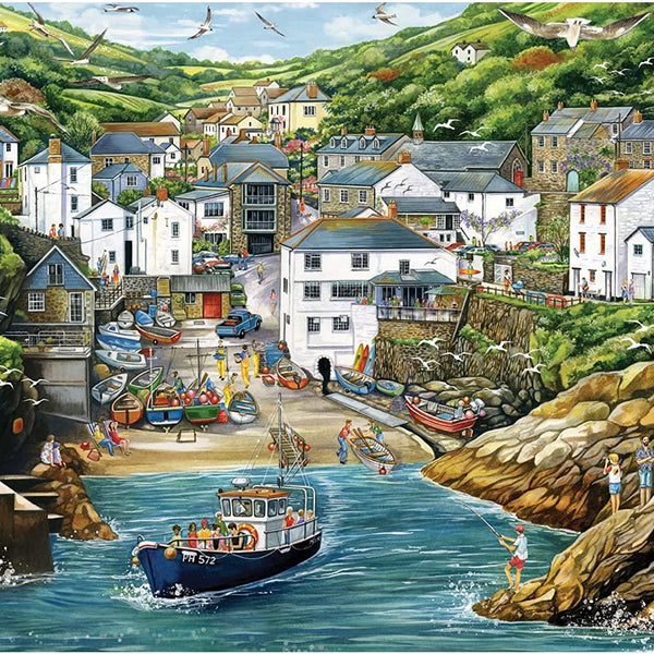 Falcon Deluxe Portloe Jigsaw Puzzle (1000 Pieces)