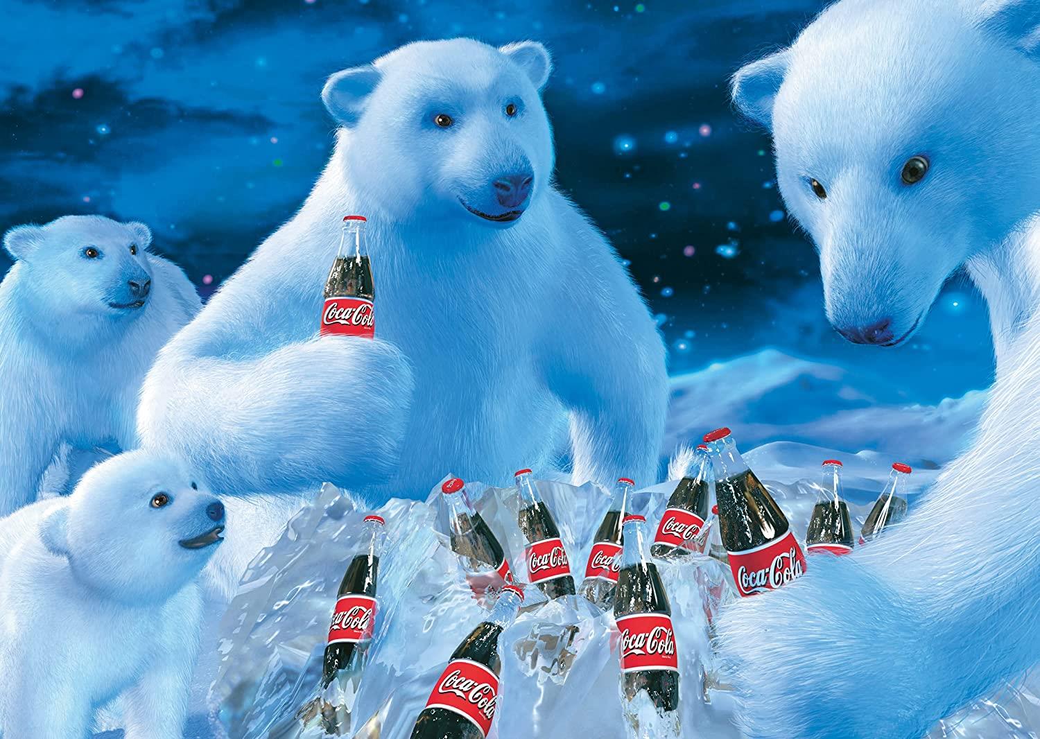 Schmidt Coca Cola Polar Bears  Jigsaw Puzzle (1000 Pieces)
