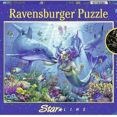 Ravensburger Underwater Paradise Glow in the Dark Jigsaw Puzzle (200 XXL Pieces)