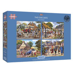 Gibsons The Evacuees Jigsaw Puzzle (4 x 500 Pieces)